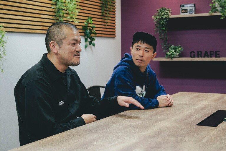 カミナリのおふたり。