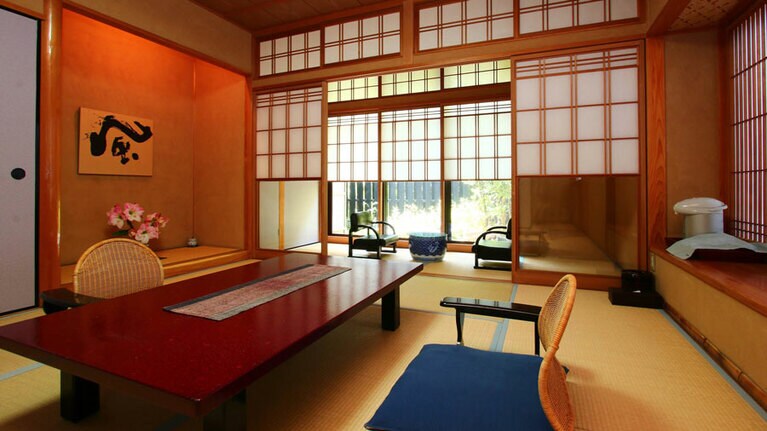 奥壱岐の千年湯 平山旅館［長崎／湯本温泉］客室 風の間。