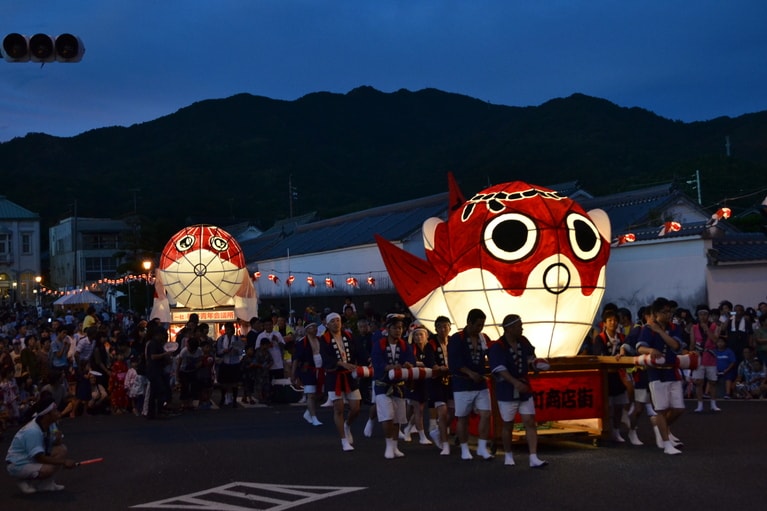 柳井金魚ちょうちん祭り。