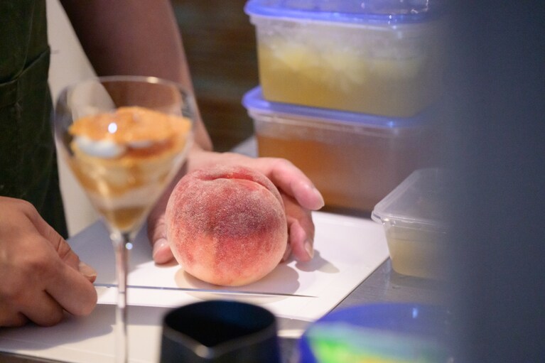 旬のフルーツを最もおいしいタイミングで提供。