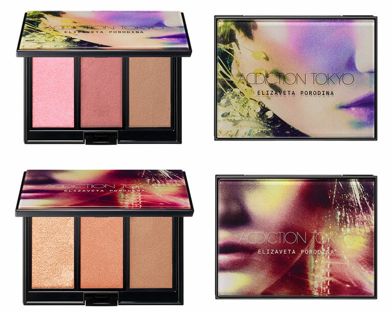 ホリデーアディクション ブラッシュ パレット “アンノウン ファミリア” 各7,480円。上から：101、102。10月27日（金）数量限定発売。