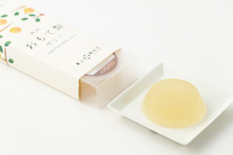 【富山県】おもて梨ゼリー 1,220円（3個入）。※販売は～10月頃まで／梨の菓 瀧味堂