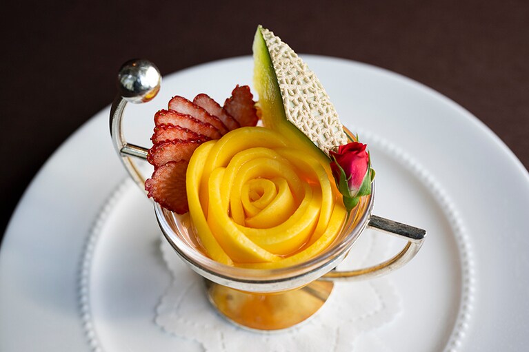 髙島屋90周年アニバーサリーフルーツポンチ(1,750円)は日本橋髙島屋フルーツパーラー店限定商品。