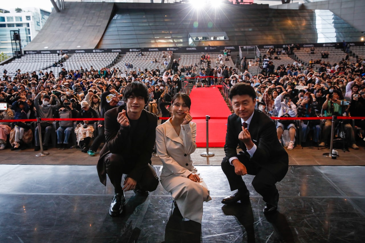 釜山国際映画祭の様子。