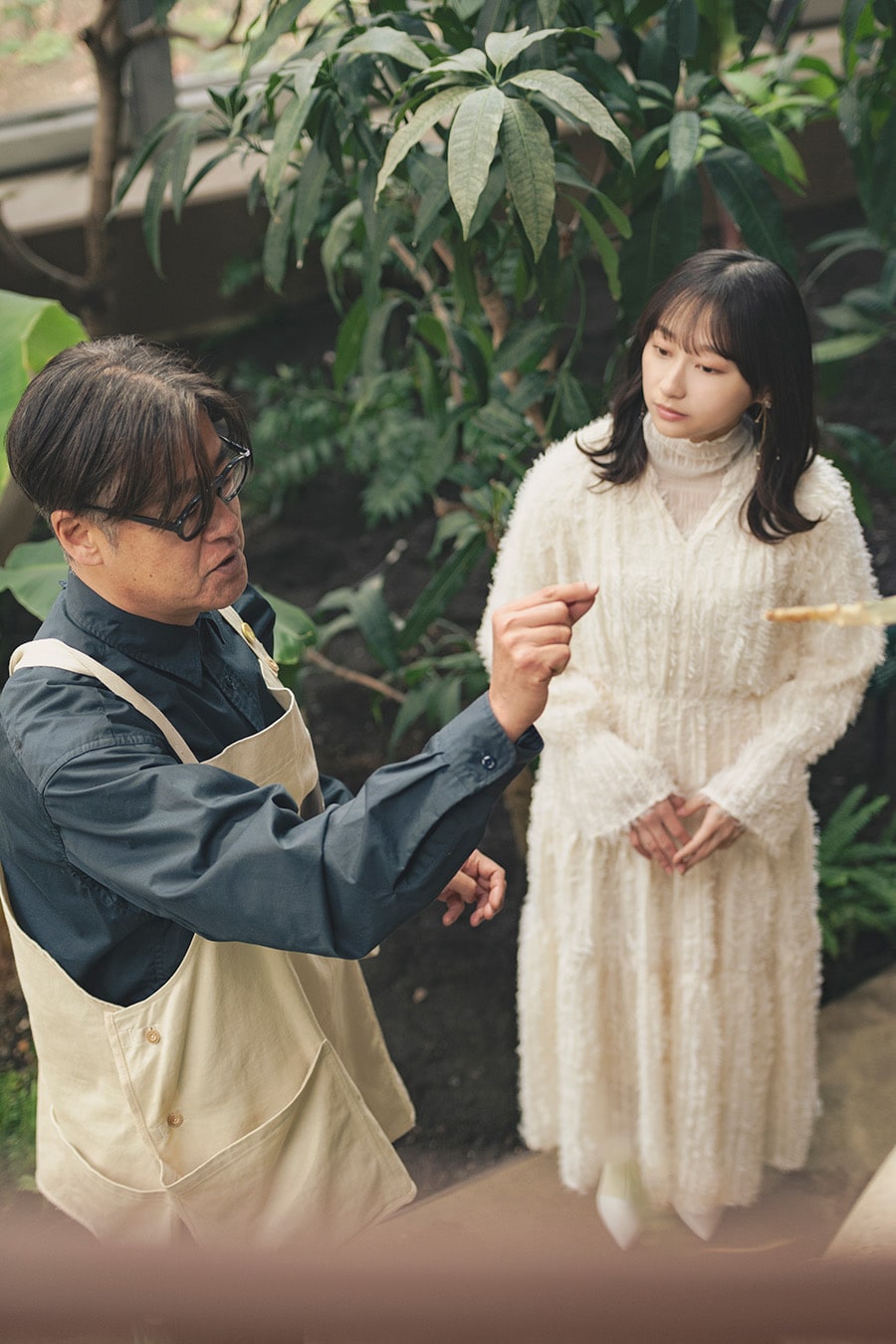 渋谷区ふれあい植物センターでの影山さん。