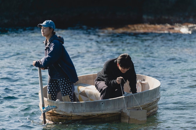 間近に海の生き物たちを間近で見ることができるのも、はんぎり体験の魅力。