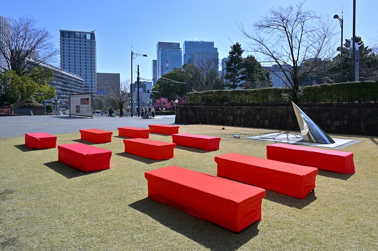 天気の良い日に最適のお休み処。