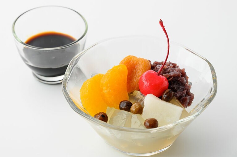 甘味処 川越 あかりや「あかりや特製あんみつ」470円（1人前）／埼玉県