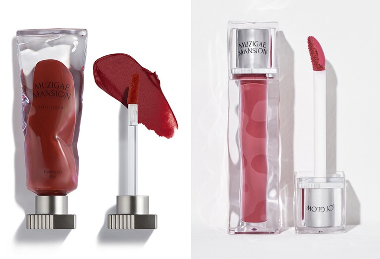 左から、ムジゲマンション オブジェリキッド008 2,200円、ムジゲマンション アイシーグロウ06 2,200円。