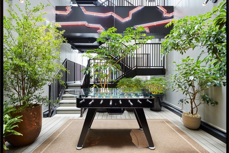 これまでのホテルにはない空間演出が楽しい！