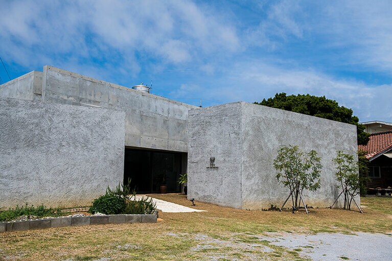 tou カフェ＆ギャラリーの外観。