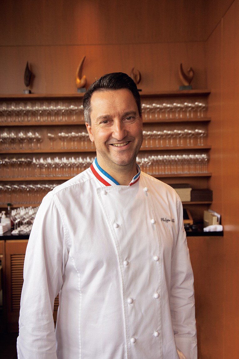 仏・ランス「レ・クレイエール」料理長・フィリップ・ミル氏。