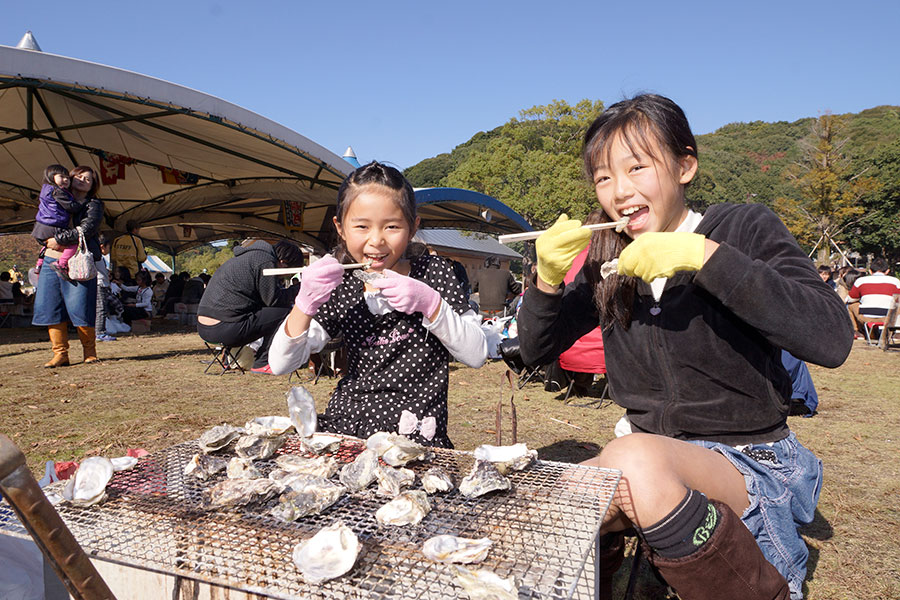 九十九島　かき食うカキ祭り　冬の陣。©SASEBO