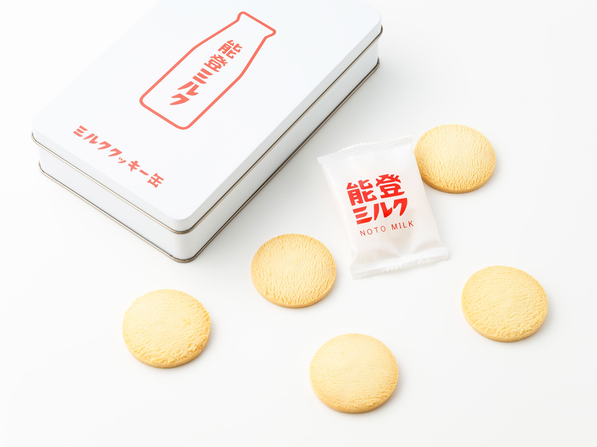 能登ミルククッキー缶 10枚入り 1,950円／能登ミルク