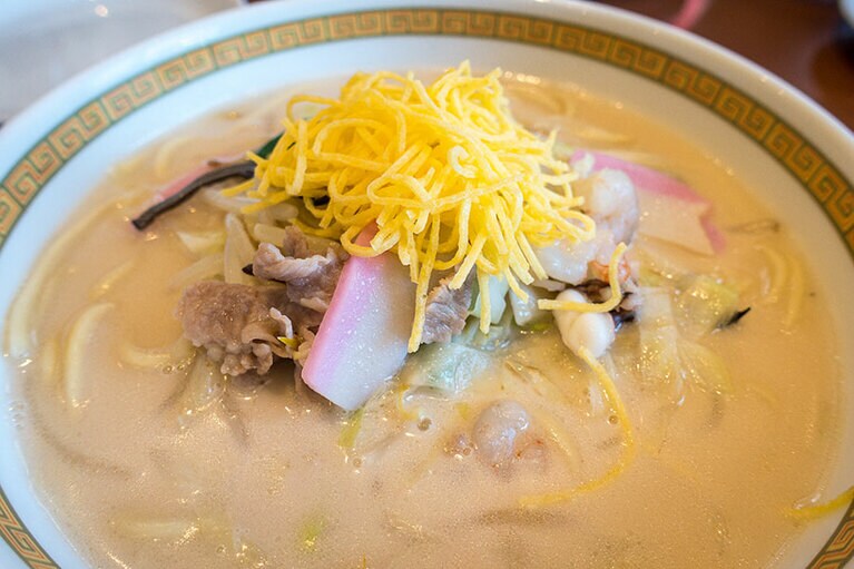 ちゃんぽんは長崎を代表するご当地グルメのひとつ。