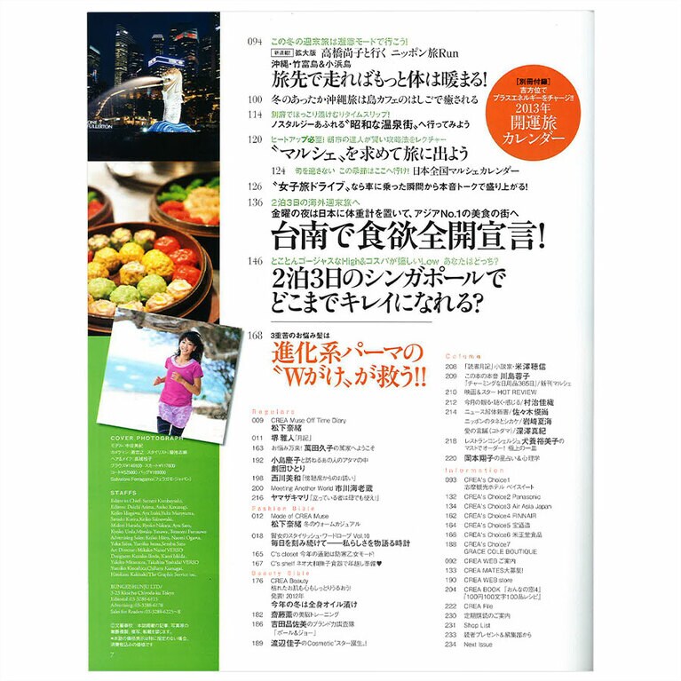 2013年1月号目次。