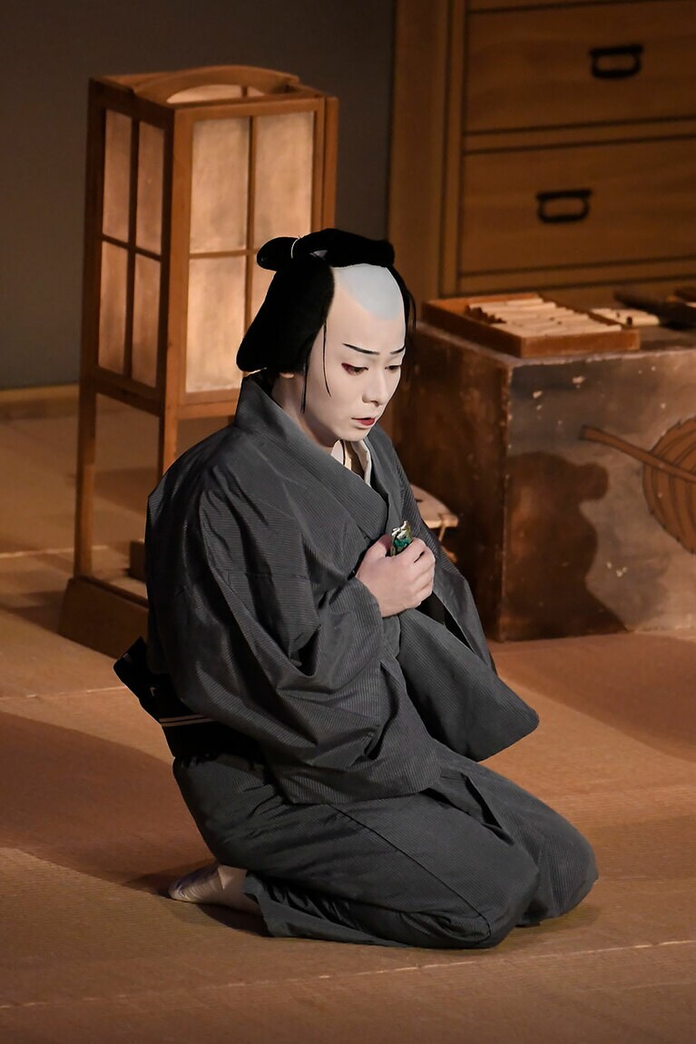 令和3年8月歌舞伎座『真景累ヶ淵』新吉（©松竹）