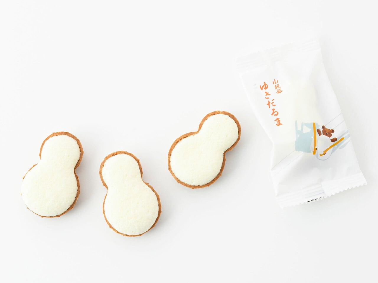 山親爺「ゆきだるま」8個入り 1,080円／札幌千秋庵