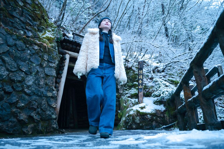 佐渡金銀山のシンボル、道遊の割戸へ。