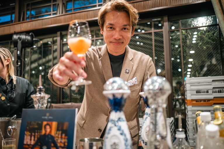 クラセアスール カクテル アンバサダーの清崎雄二郎さん。