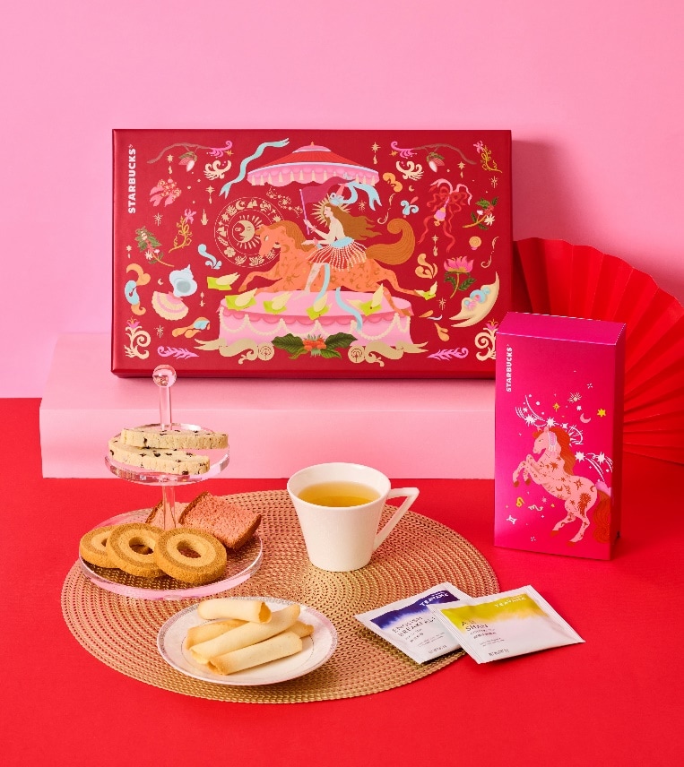 華やかな気分になる新春限定のギフトボックス。