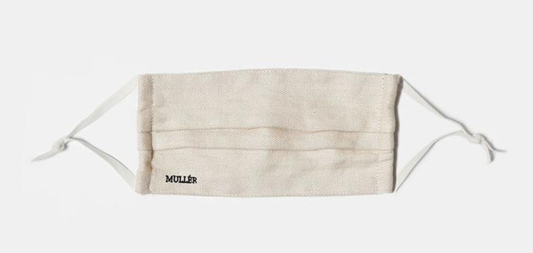 【muller of yoshiokubo(ミュラー オブ ヨシオクボ)】face mask“Regular” 2,200円(税込)。