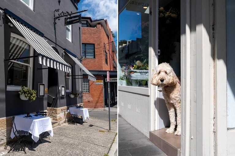 地域に密着したお店が多いのも特徴で、のんびり愛犬を散歩させる光景など、CBDとは違ったよさが詰まっている。