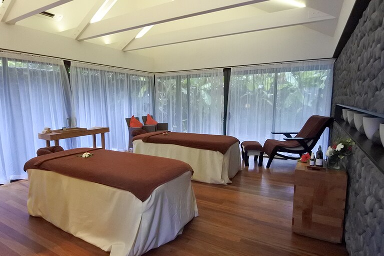 2室のみながら、数々の賞に輝くスパ。バリ島とタイからやってきたセラピストが担当。