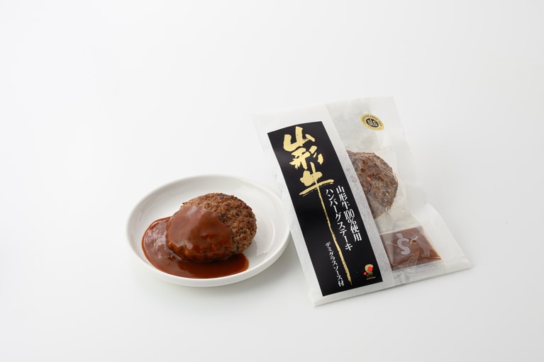 【第2位】さかたフーズ「山形牛のハンバーグ」ハンバーグ120g、ソース30g1,080円／山形県