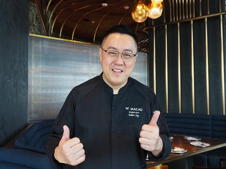 エクゼクティブシェフのイデン・ヤップさん。