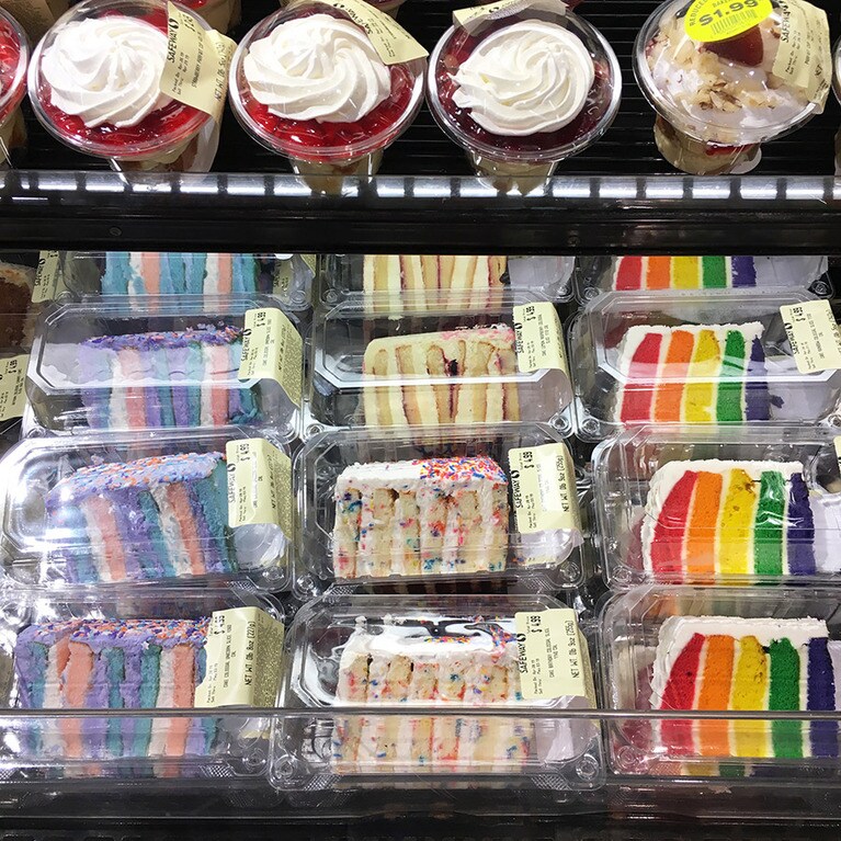 どれも1パック4.99ドル。ワンスライスでかっ！