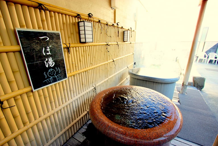 国済寺天然温泉 ハナホテル 深谷＆スパ［埼玉／深谷］天然温泉「美肌の湯」壺湯。