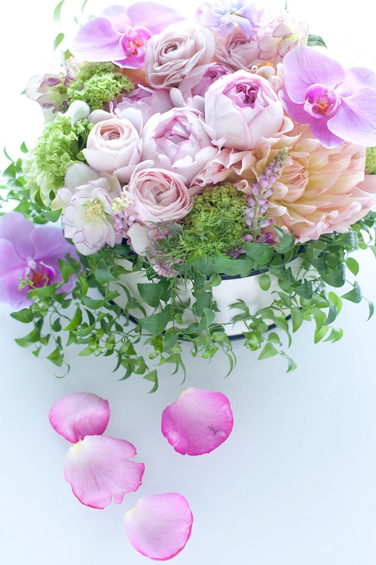 ロースタイル Thanks Mother's day アレンジメント2023 ソフトテイスト11,000円。