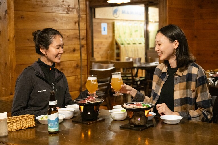 まずはビールで乾杯！