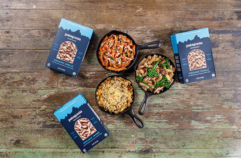 「パタゴニア」は9月5日、3種の「オーガニックパスタ」を発売。