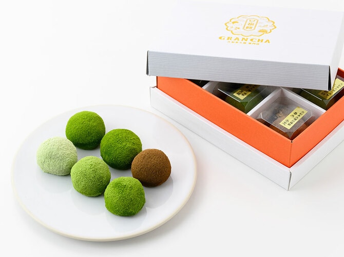 大和茶大福 口福餅 6個化粧箱入り 2,016円/大和茶大福専門店GRANCHA