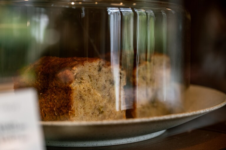 バナナブレッドも人気。