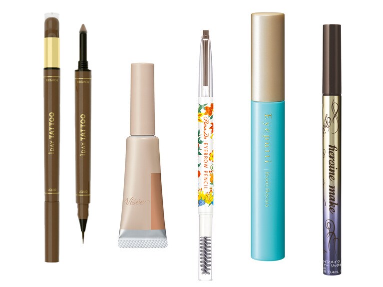 蒸し暑い日も崩れないアイブロウ・マスカラ・アイライナー5選。初出：2025年6月28日