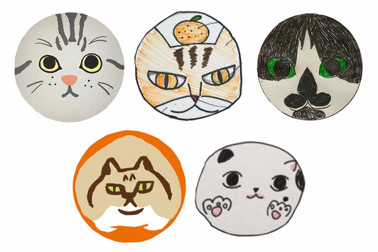 「猫ミックスキャンディ」第2弾の原画。