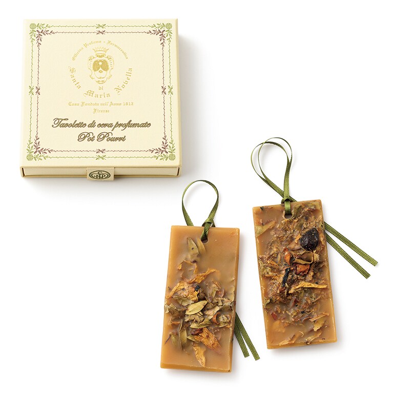 タボレッタ ポプリ 2枚入り 4,400円／サンタ･マリア･ノヴェッラ銀座