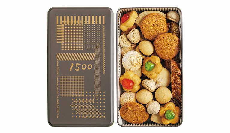 ミレチのクッキー缶 320g 4,700円／1500 ミレチンクエチェント