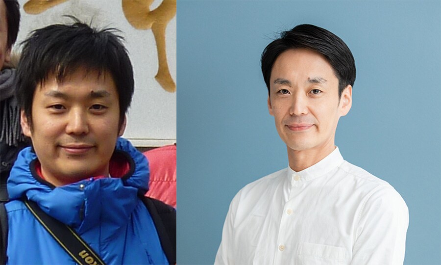 1年間で10kg落とした櫻井大典さん。写真左が20代の頃、右が近影。