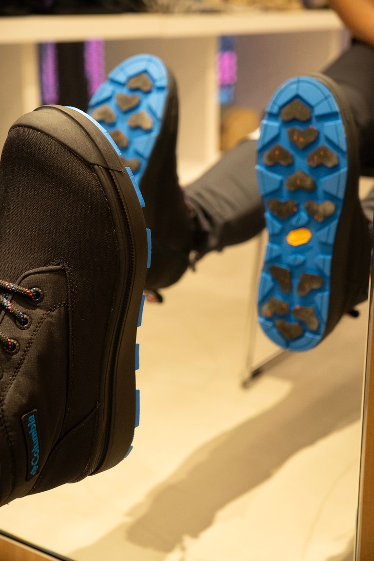 東京・原宿の旗艦店COLUMBIA TOKYO FLAGSHIPで開かれたイベントの様子。