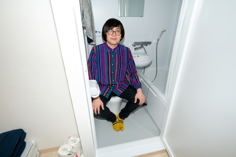 入居時は真っ黒だったというトイレもピカピカに。