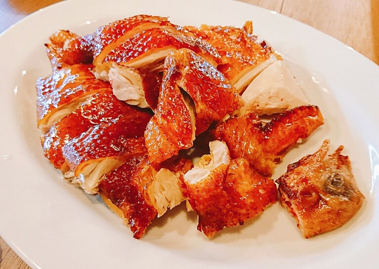 完璧な仕上がり。塩とレモンが添えられたが、まったく使わなかった。