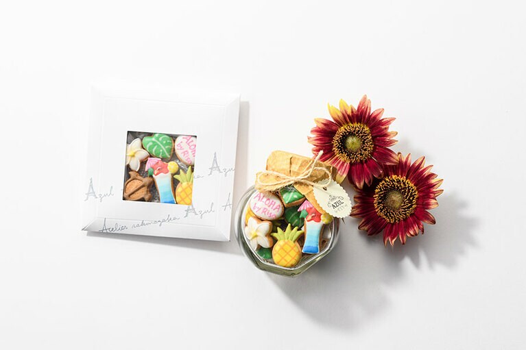 アトリエ桜坂AZULのオーダーアイシングクッキー 。