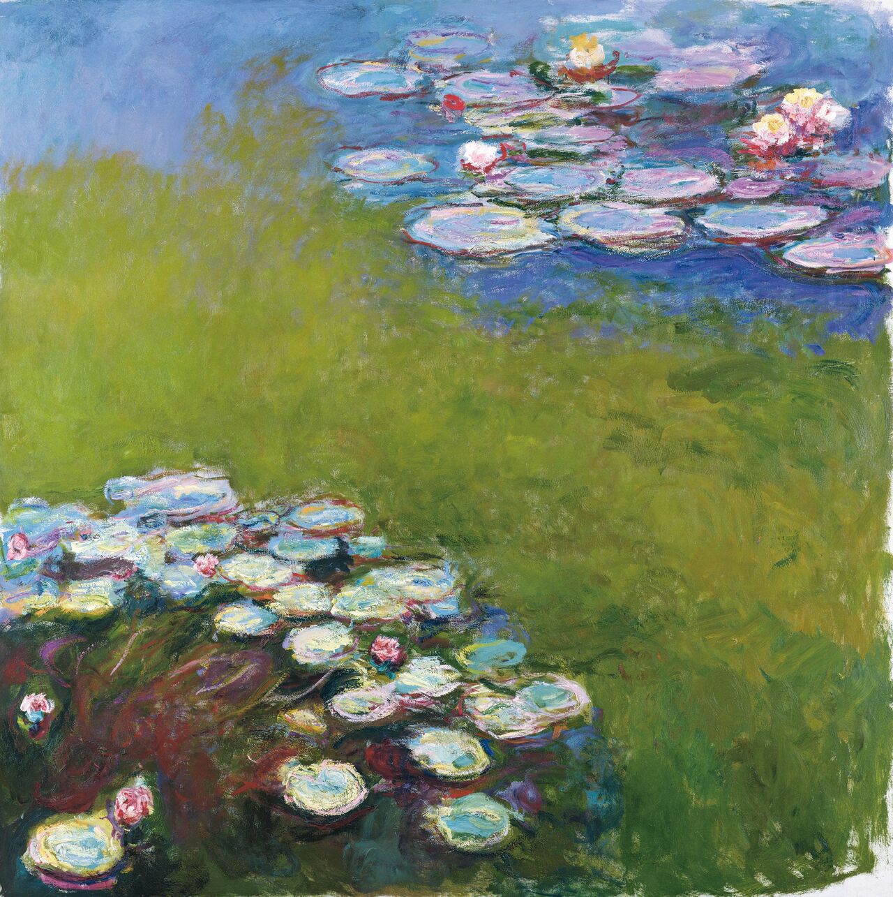 クロード・モネ《睡蓮》1914-1917 年頃 油彩／カンヴァス マルモッタン・モネ美術館、パリ © musée Marmottan Monet 