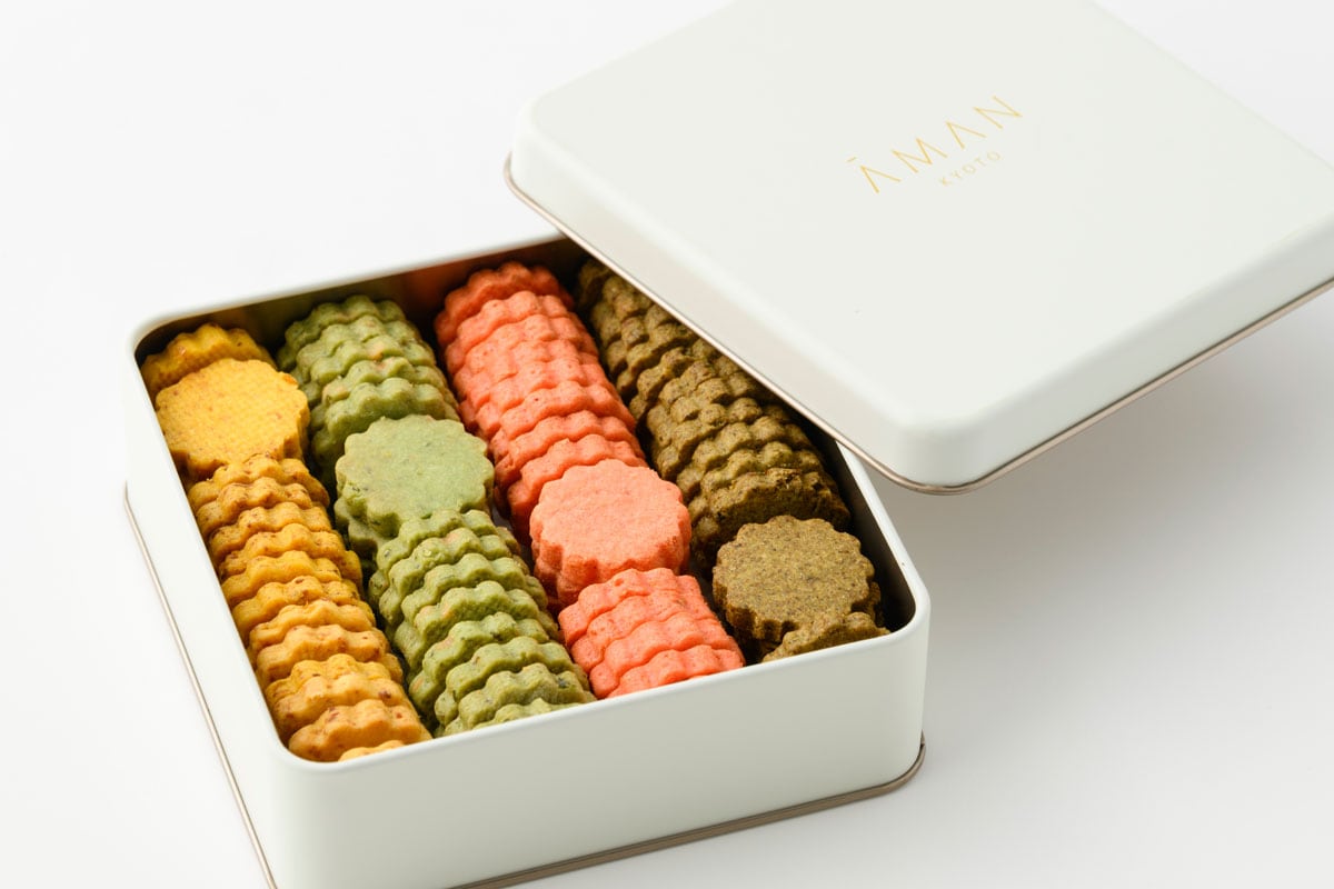 上賀茂野菜のサブレ 68枚入り 5,000円／アマン京都