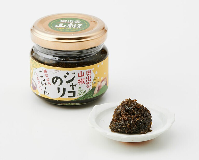 いずも八山椒「奥出雲山椒 ジャコのり 頼むからごはんください。」80g 477円／島根県