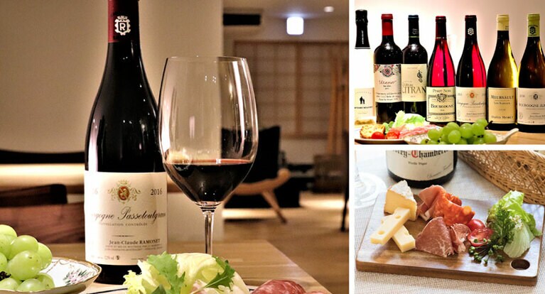 気取らないフランス家庭料理を、くつろぎながらワインとともに……。